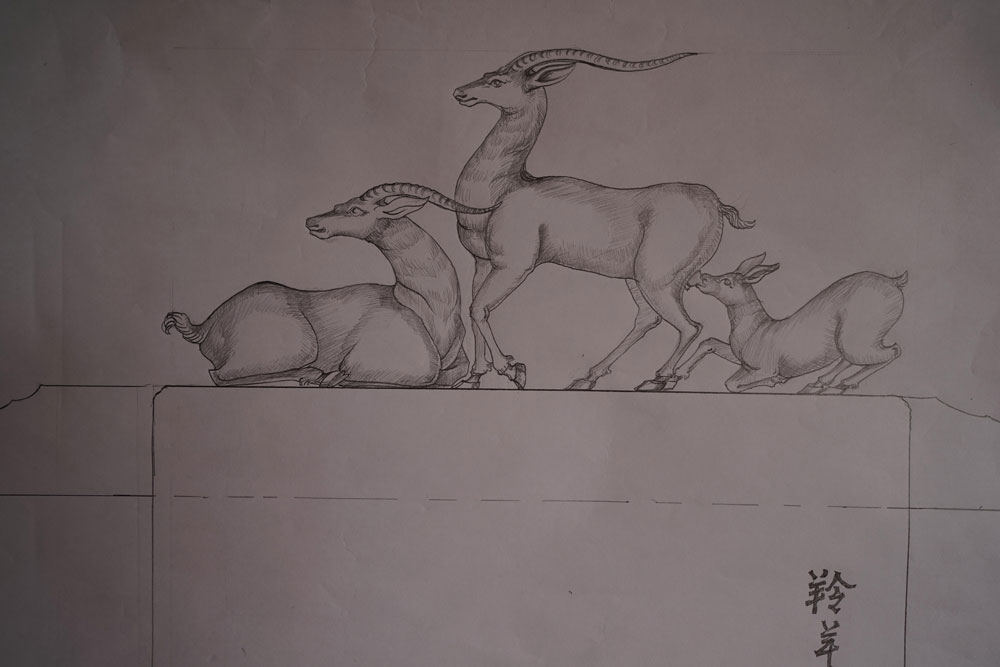 羚羊木雕6